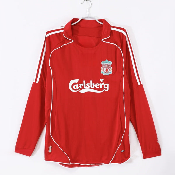 2006-2007 Maillot Retro Liverpool Domicile Manches…