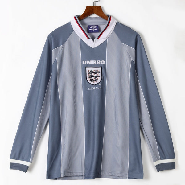 1996 Maillot Angleterre Extérieur Retro Manches…