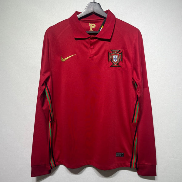 2020 Portugal Domicile maillot Retro Manches…