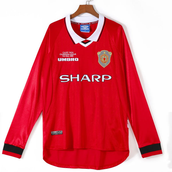 1999-2000 Manchester United Domicile maillot Retro…