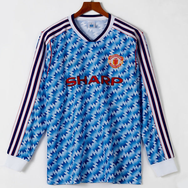 1990-1992 Manchester United Extérieur maillot Retro…