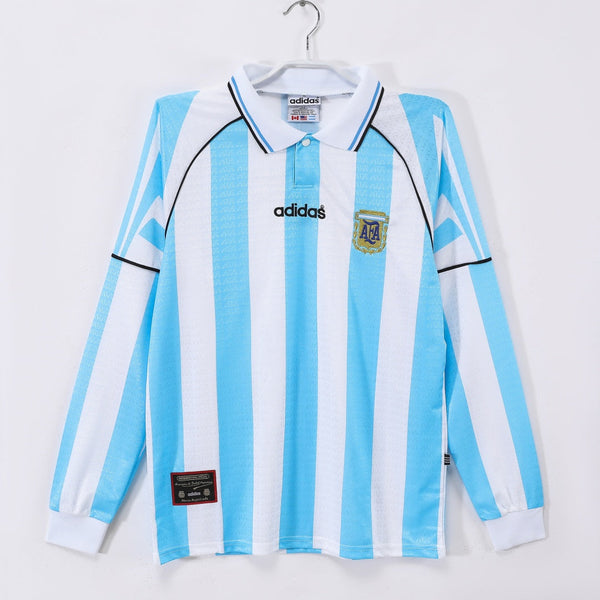 1998-1997 Maillot Argentine Domicile Rétro Manches…