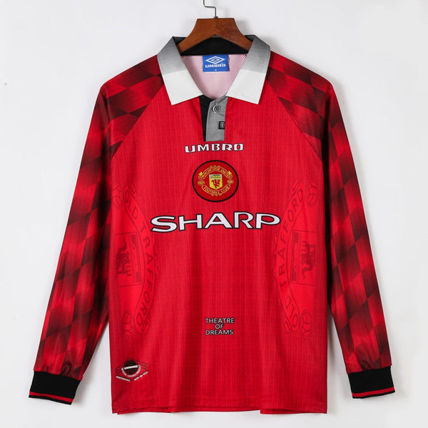 1996-1997 Manchester United Domicile maillot Retro…