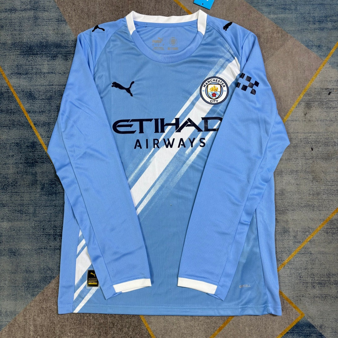 Maillot 25/26 Manchester City Domicile Manches Longues — vue 1