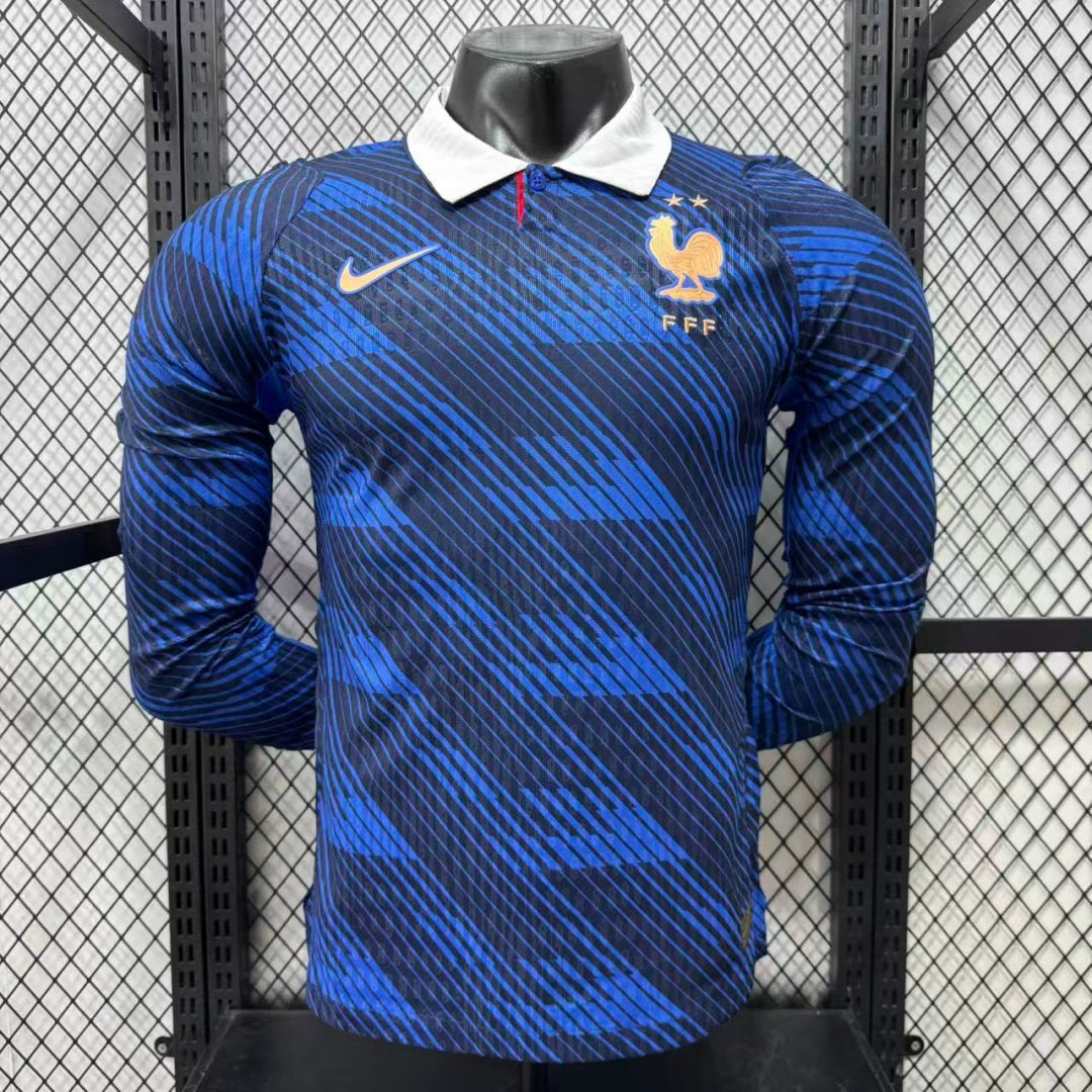 Maillot 2026 France Domicile player Manches Longues — vue 1
