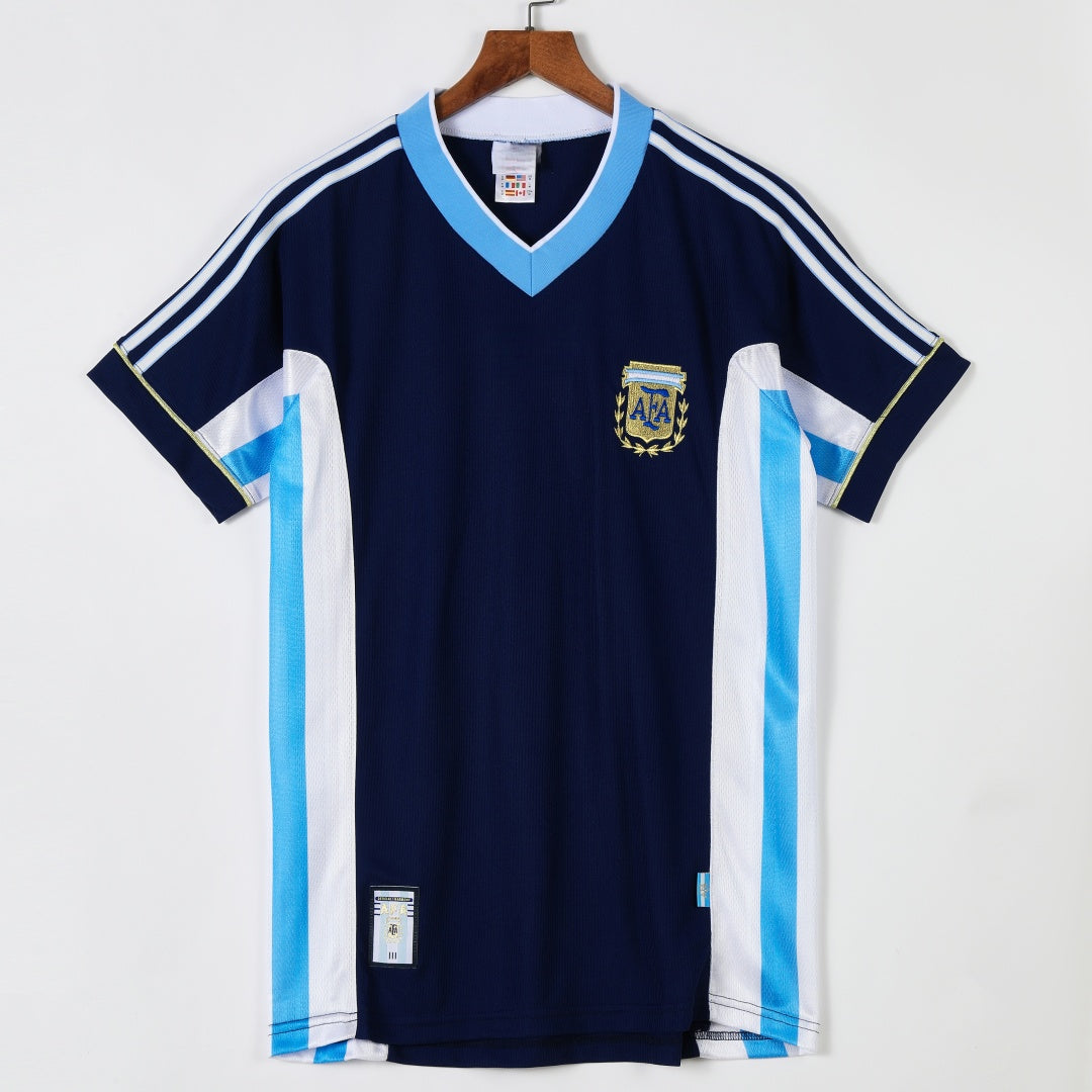 1998 Maillot Argentine Extérieur Retro — vue 1