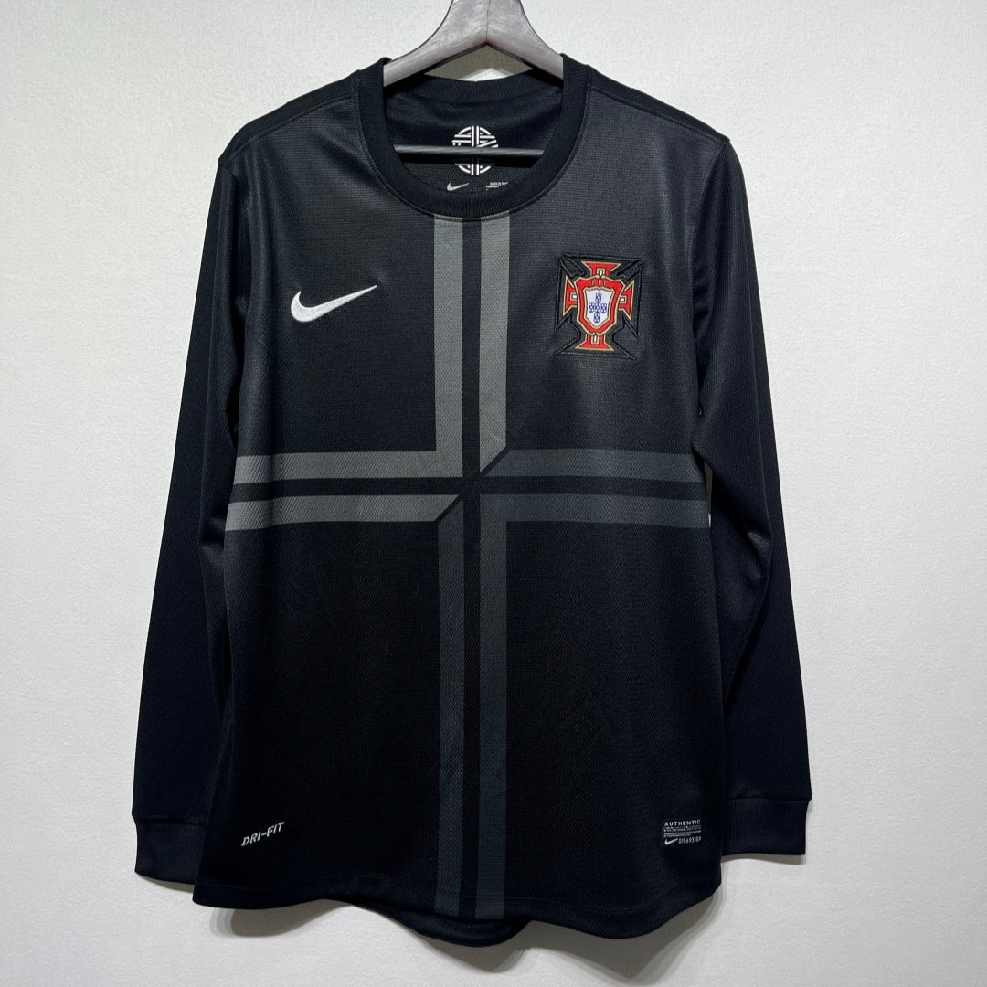2012 Portugal Extérieur maillot Retro Manches Longues — vue 1