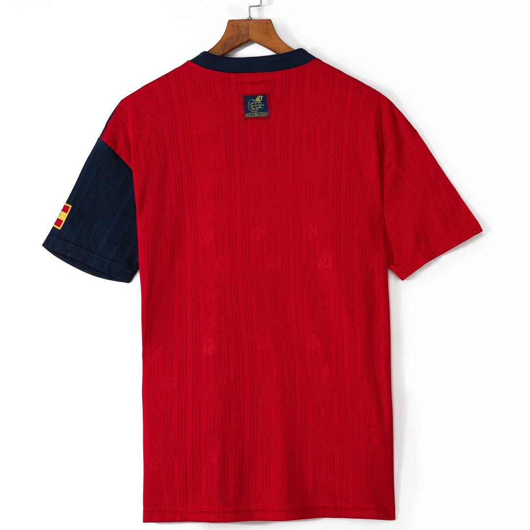 1996 Maillot Espagne Domicile Retro — vue 2