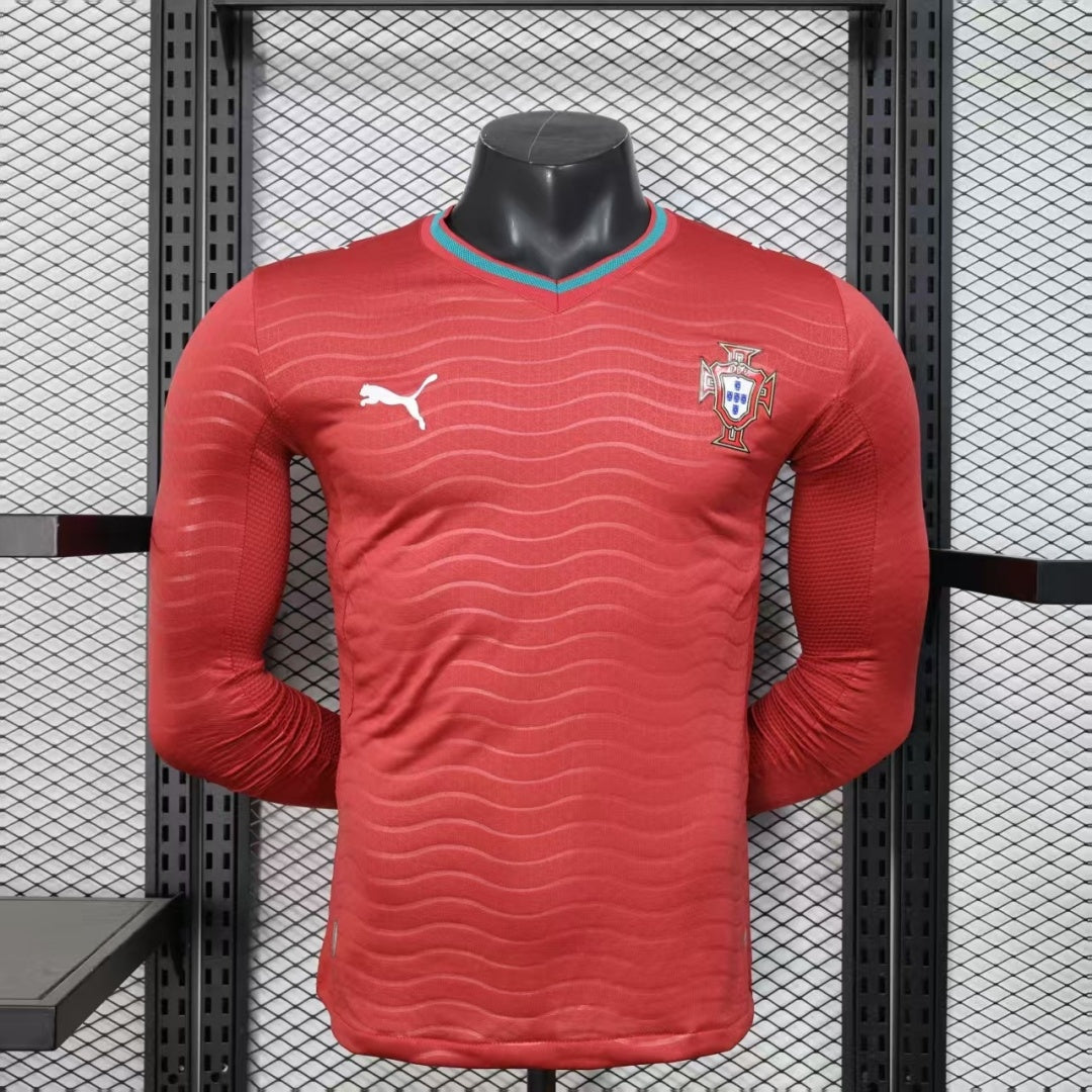Maillot 25/26 Portugal Domicile player Manches Longues — vue 1