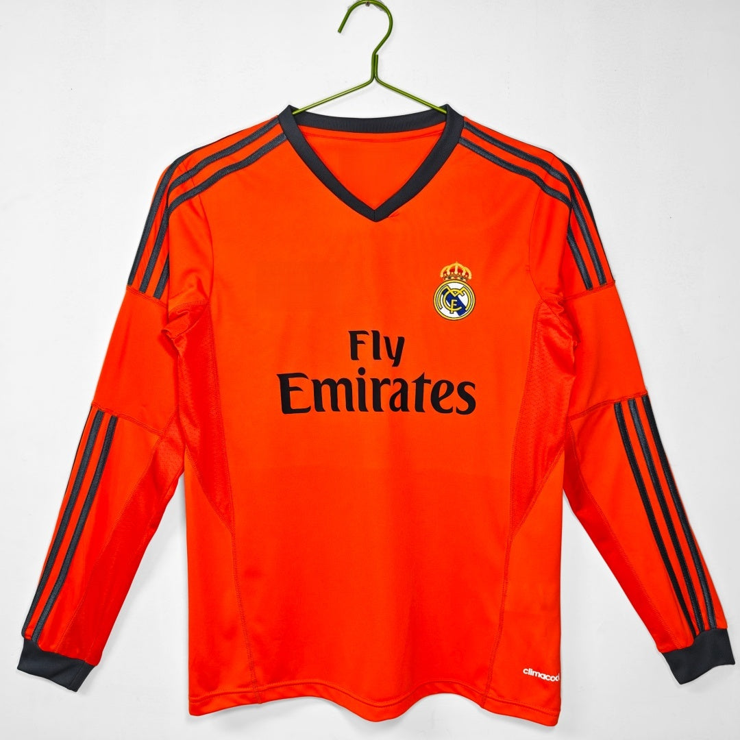 2013-2014 Maillot Retro Real Madrid Third Manches Longues — vue 1