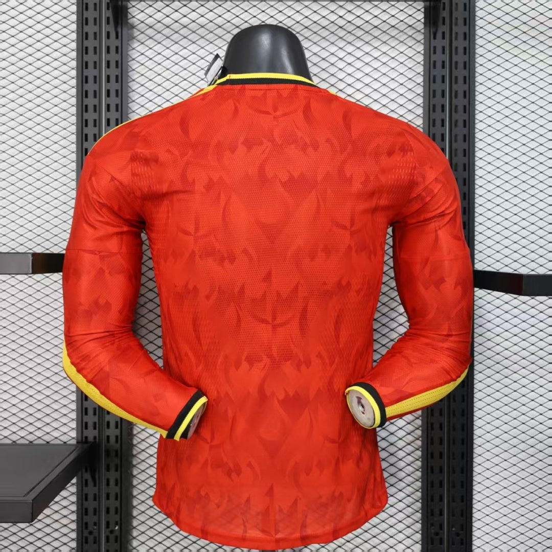 Maillot 25/26 Belgique Domicile player Manches Longues — vue 2