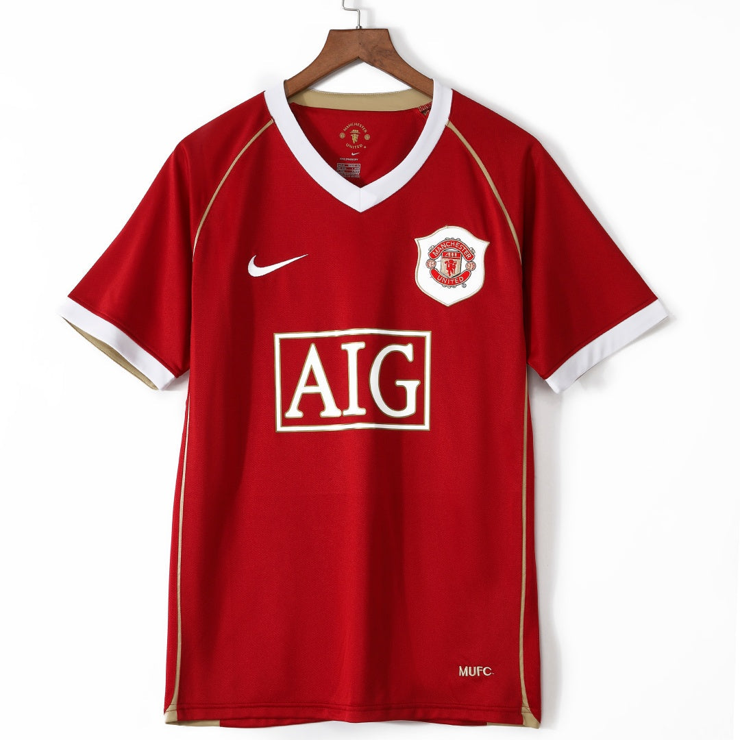 2006-2007 Maillot Manchester Domicile Retro — vue 1