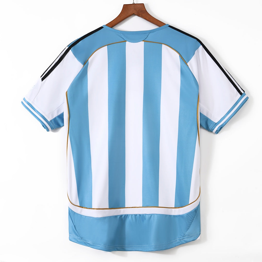 2006 Maillot Argentine Domicile Retro — vue 2