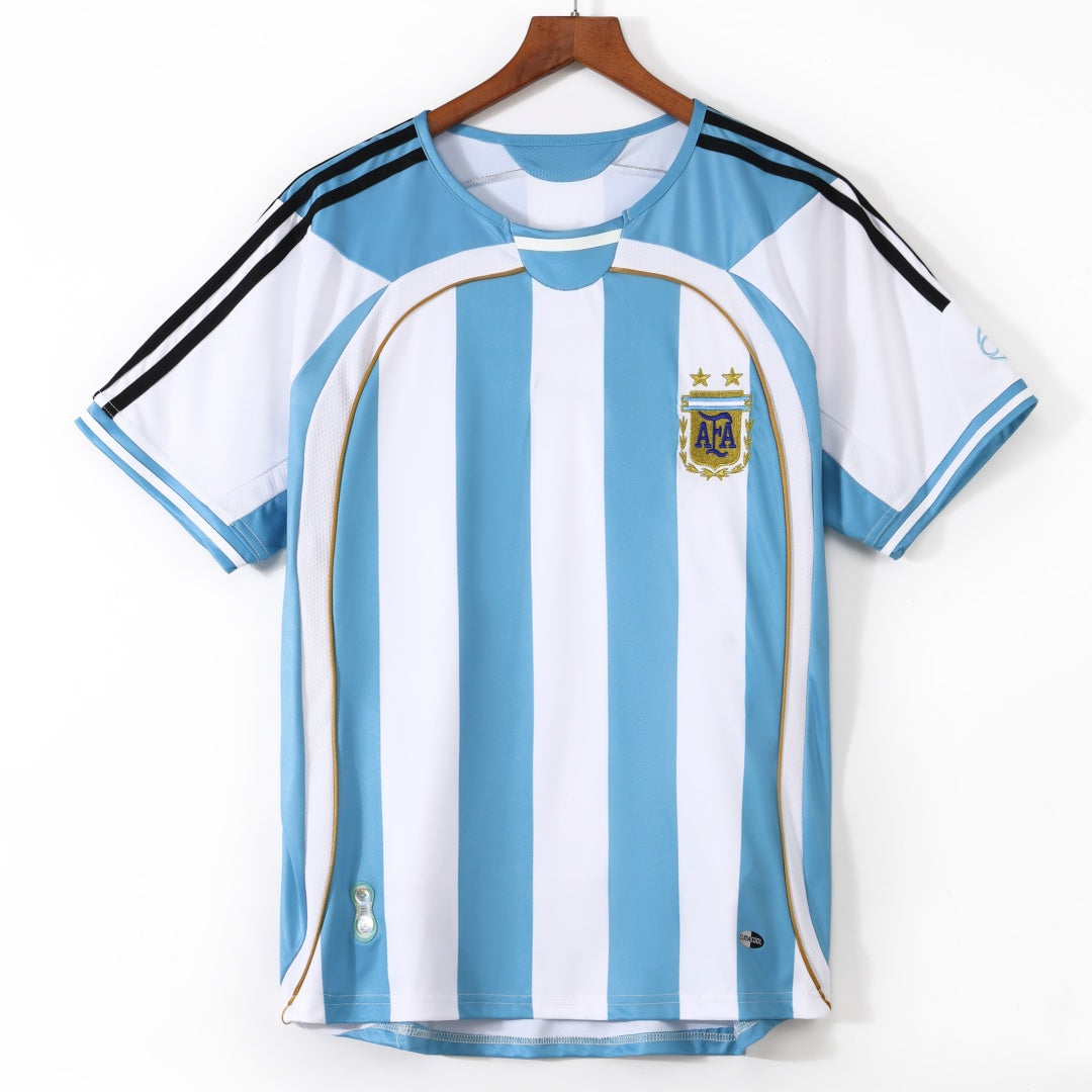 2006 Maillot Argentine Domicile Retro — vue 1