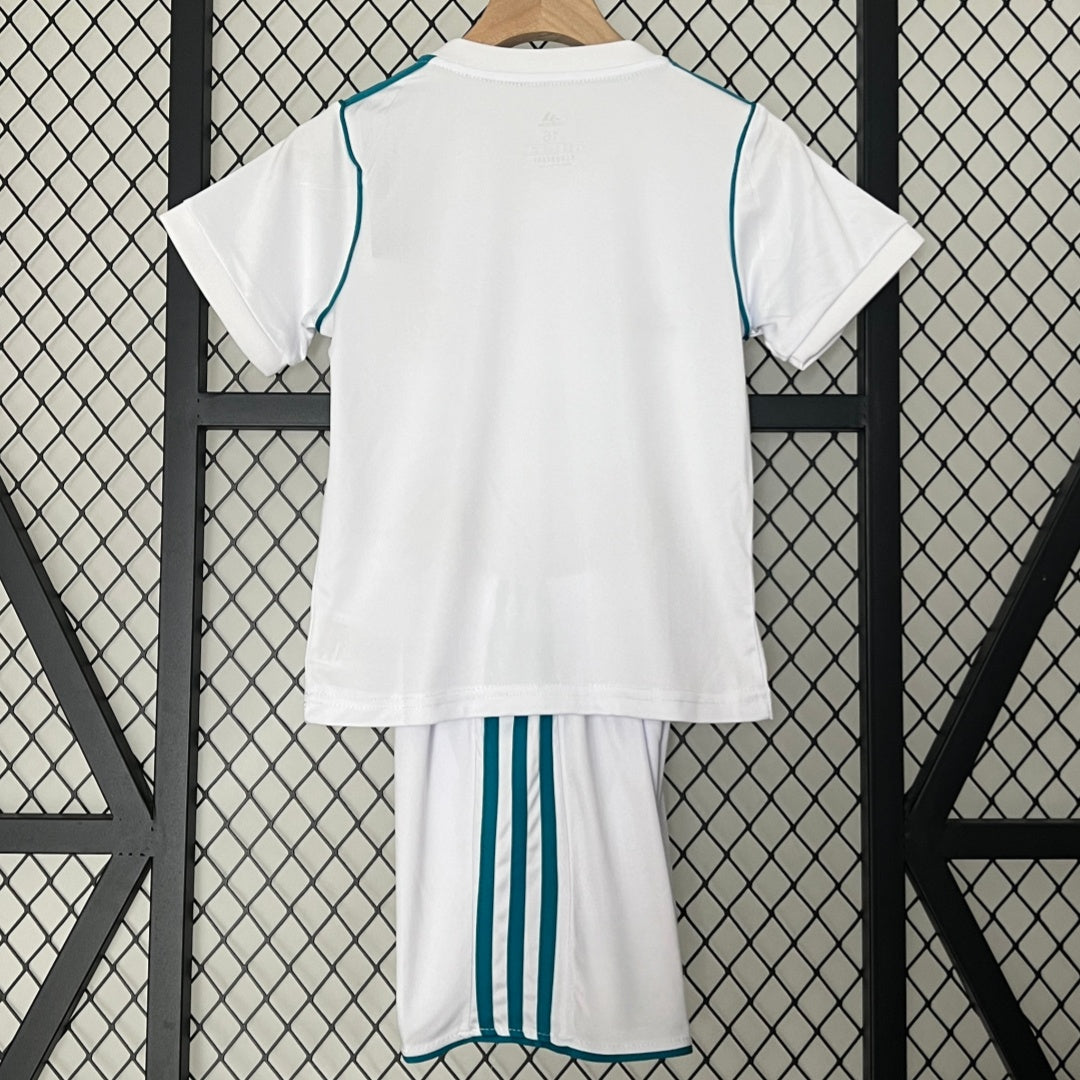 2017-2018 Ensemble Enfant Real Madrid Domicile Rétro — vue 2