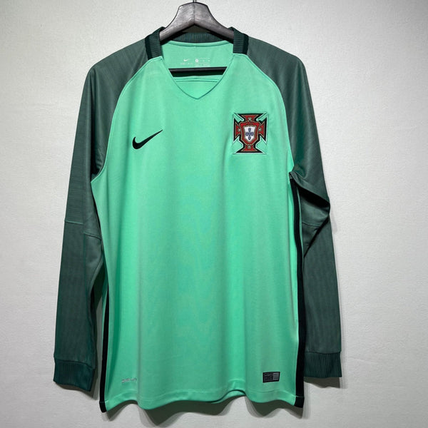 2016 Portugal Extérieur maillot Retro Manches…