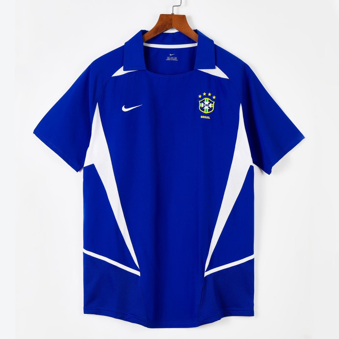 2002 Maillot Brésil Extérieur Rétro — vue 1