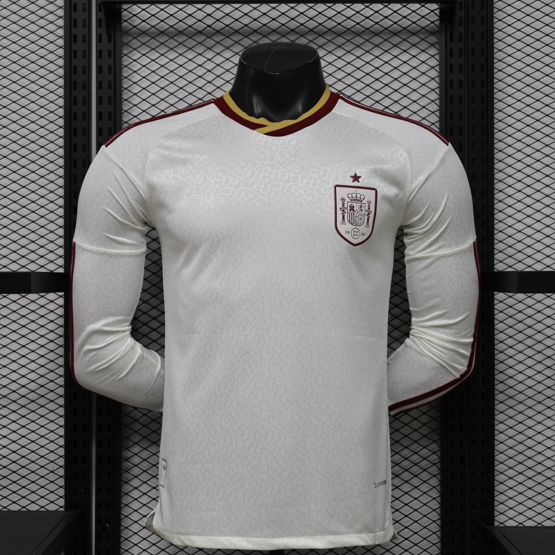 Maillot 2026 Espagne Extérieur player Manches Longues — vue 1