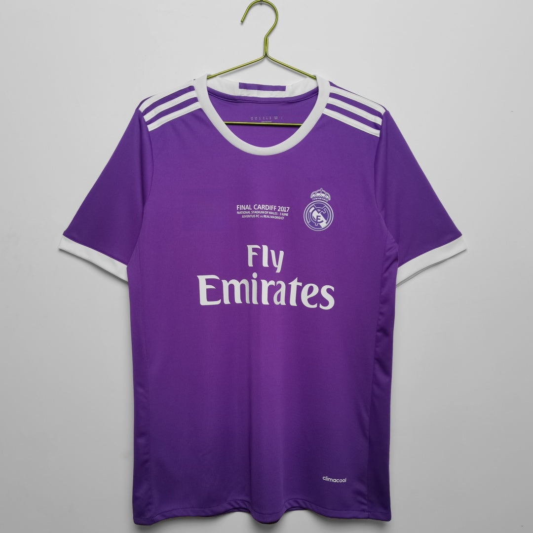 2016-2017 Maillot Retro Real Madrid Extérieur — vue 1