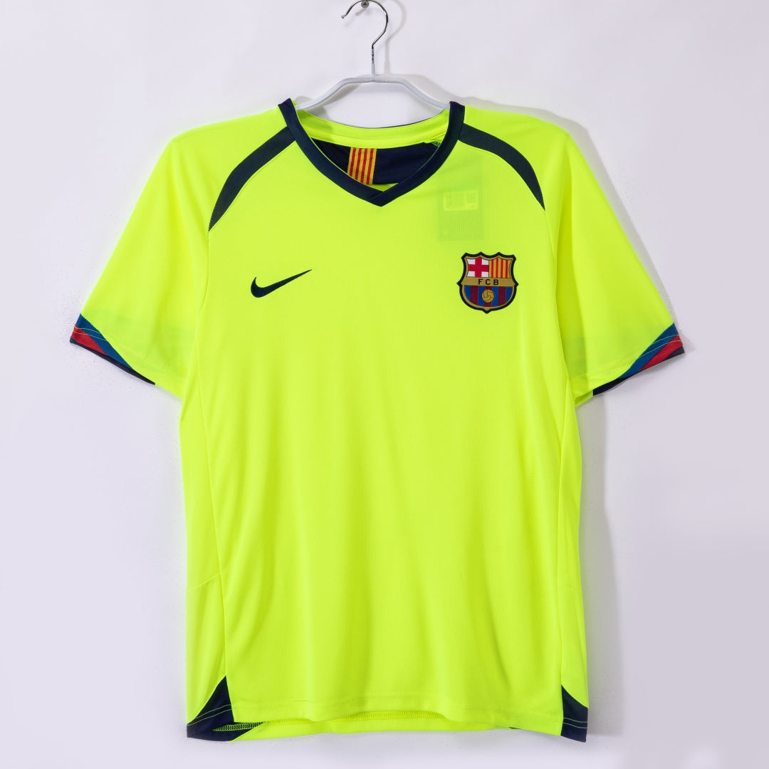 2005-2006 Maillot Barcelone Extérieur Rétro — vue 1