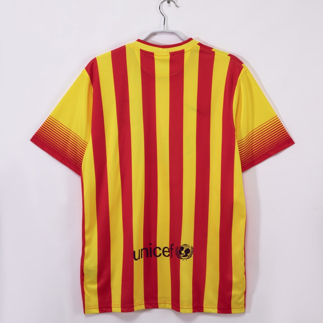 2013-2014 Maillot Barcelone Extérieur Rétro — vue 2