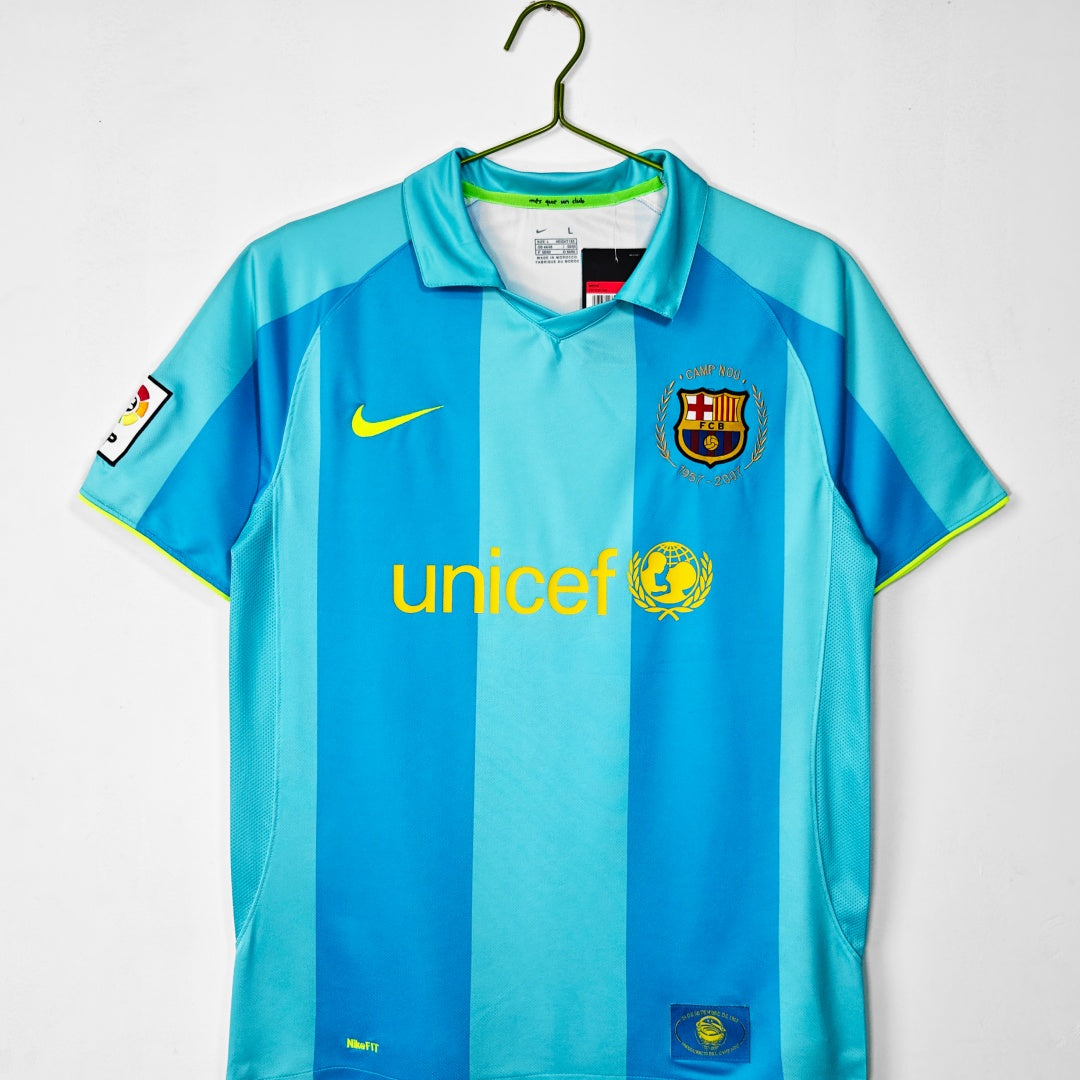 2007-2008 Maillot Barcelone Extérieur Rétro — vue 1