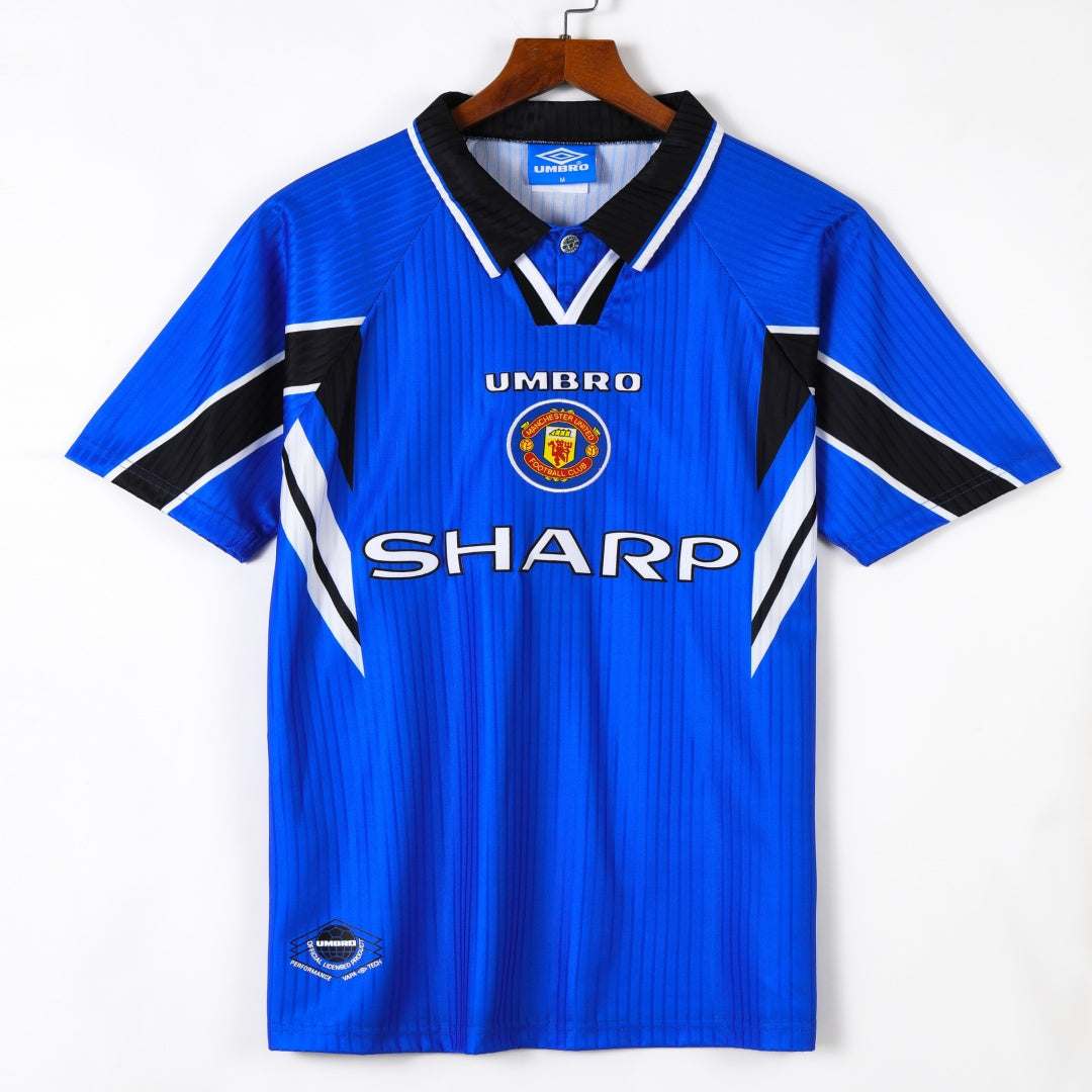 1996-1998 Maillot Manchester United Third Retro — vue 1
