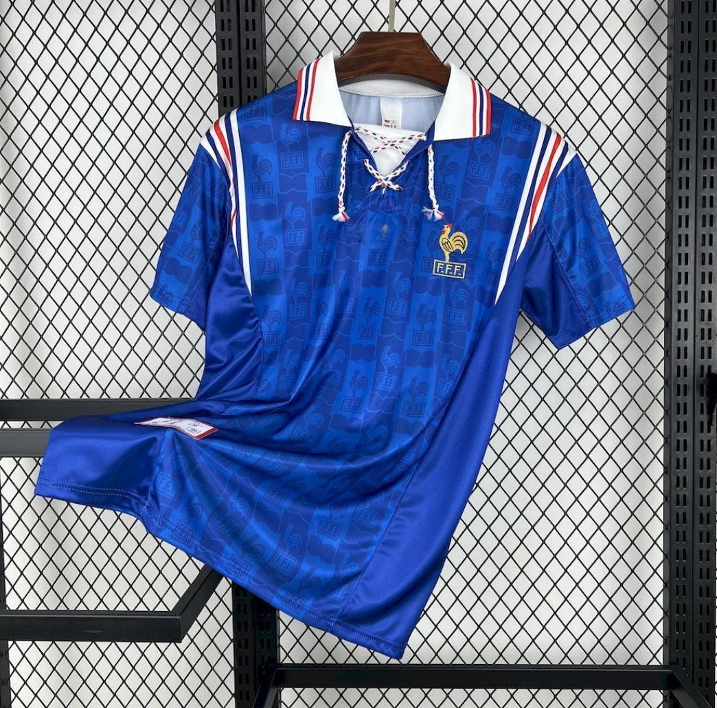 1996 Maillot Retro France Domicile — vue 1