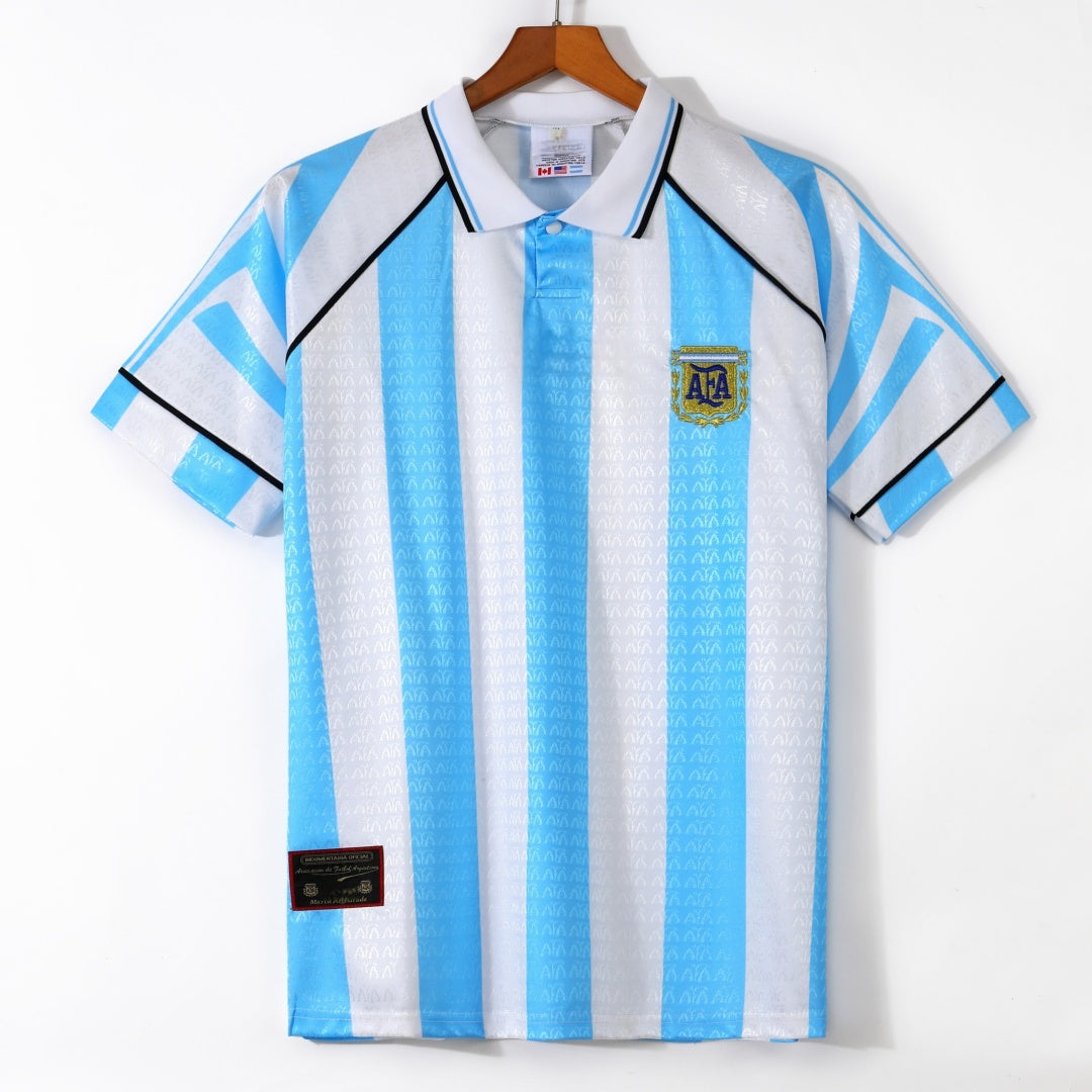1996-1997 Maillot Argentine Domicile Retro — vue 1
