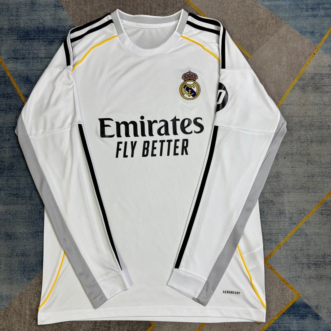 Maillot 25/26 Real Madrid Domicile Manches Longues — vue 1