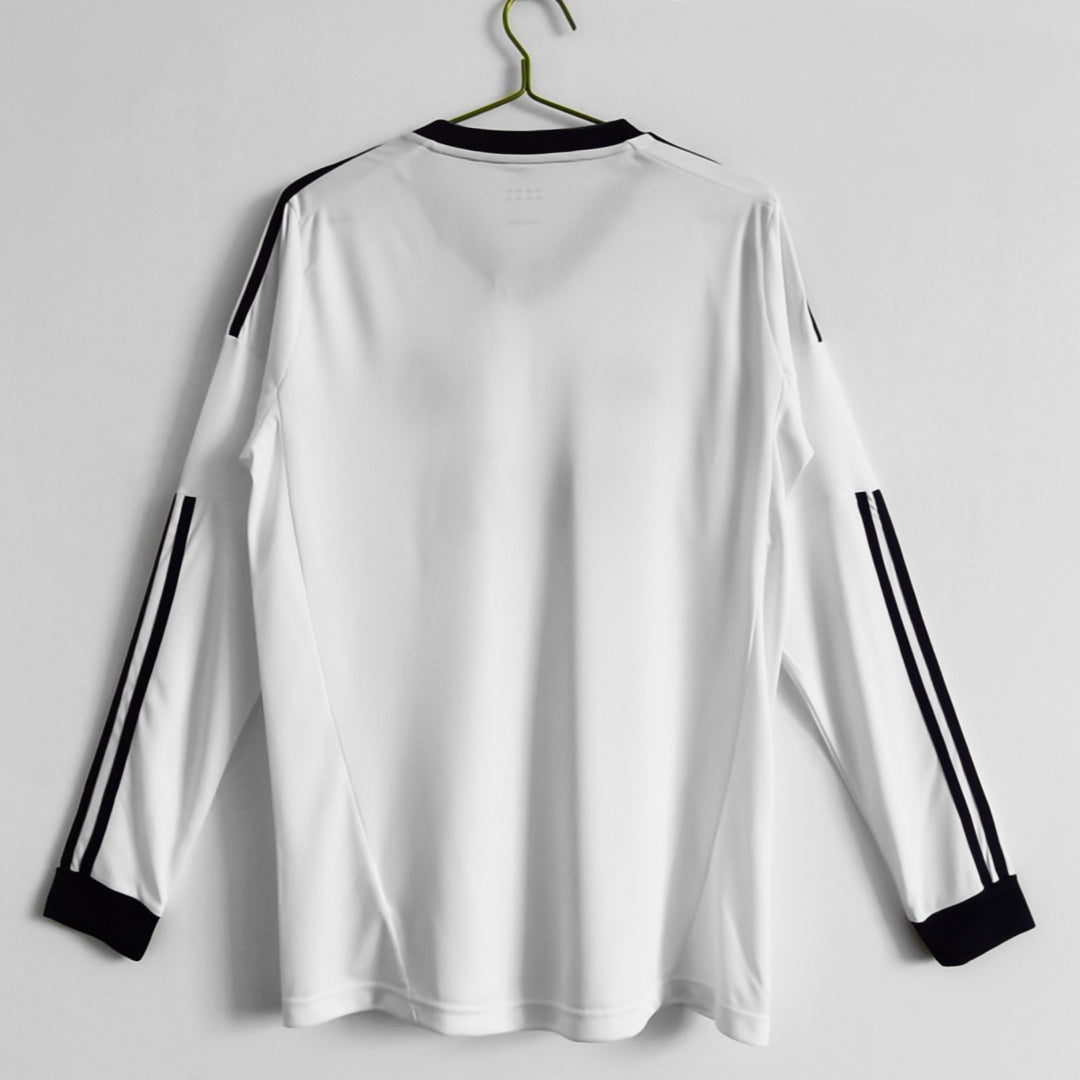 2012-2013 Maillot Retro Real Madrid Domicile Manches Longues — vue 2