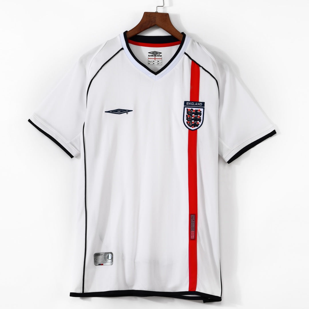 2001-2003 Maillot England Domicile Retro — vue 1