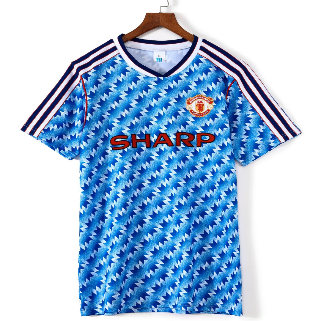 1990-1992 Maillot Manchester United Extérieur Retro — vue 1