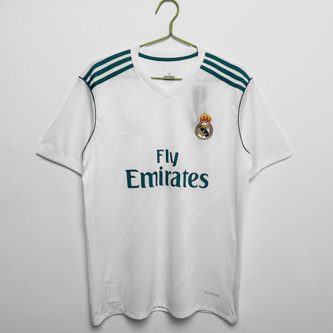 2017-2018 Maillot Retro Real Madrid Domicile — vue 1