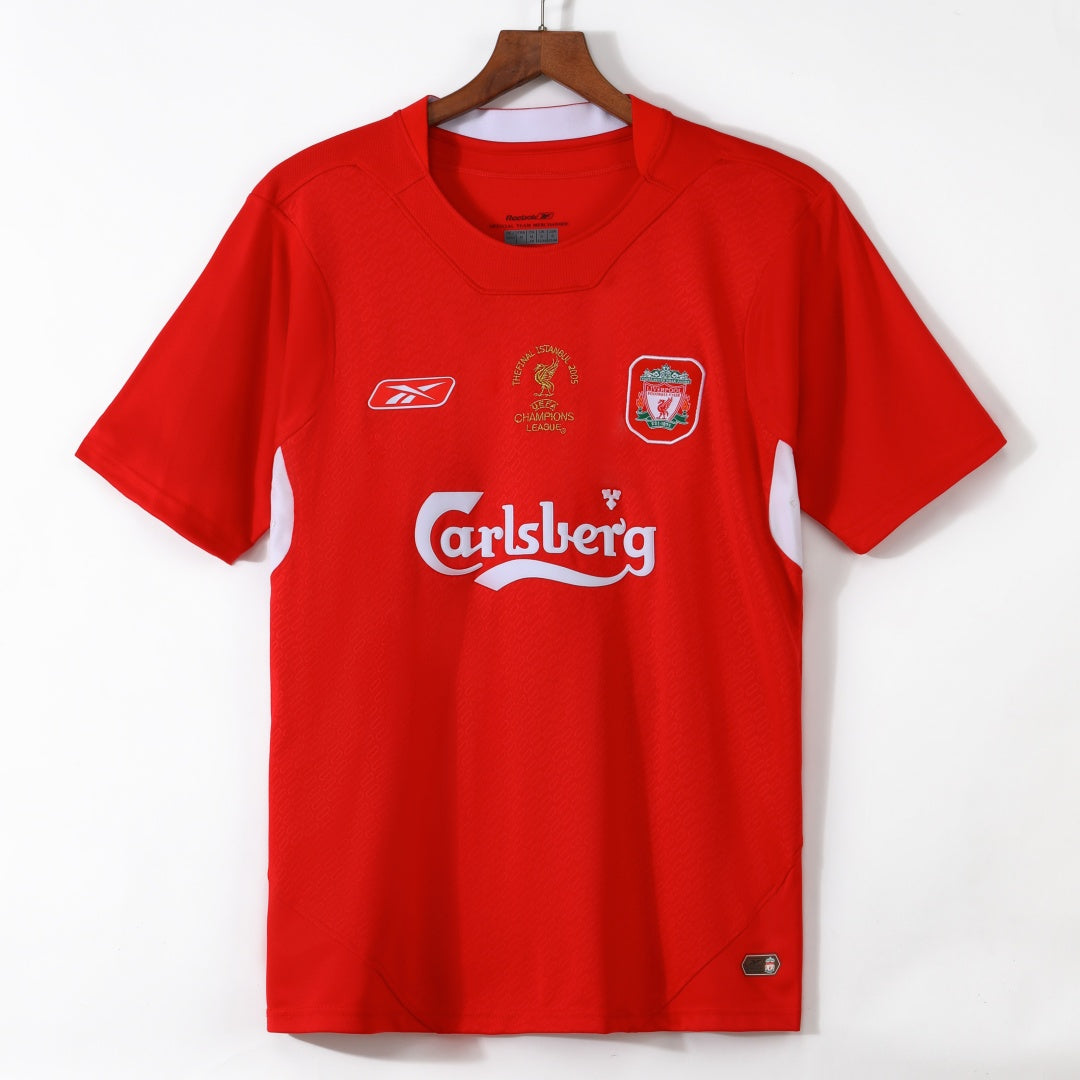 2004-2005 Maillot Liverpool Domicile Retro — vue 1