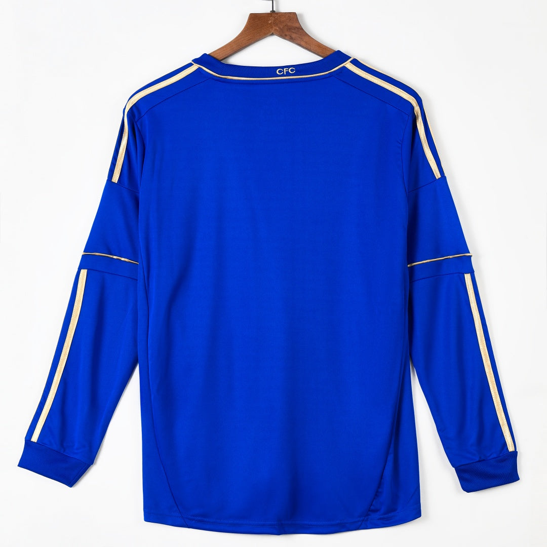 2012-2013 Chelsea Domicile maillot Retro Manches Longues — vue 2