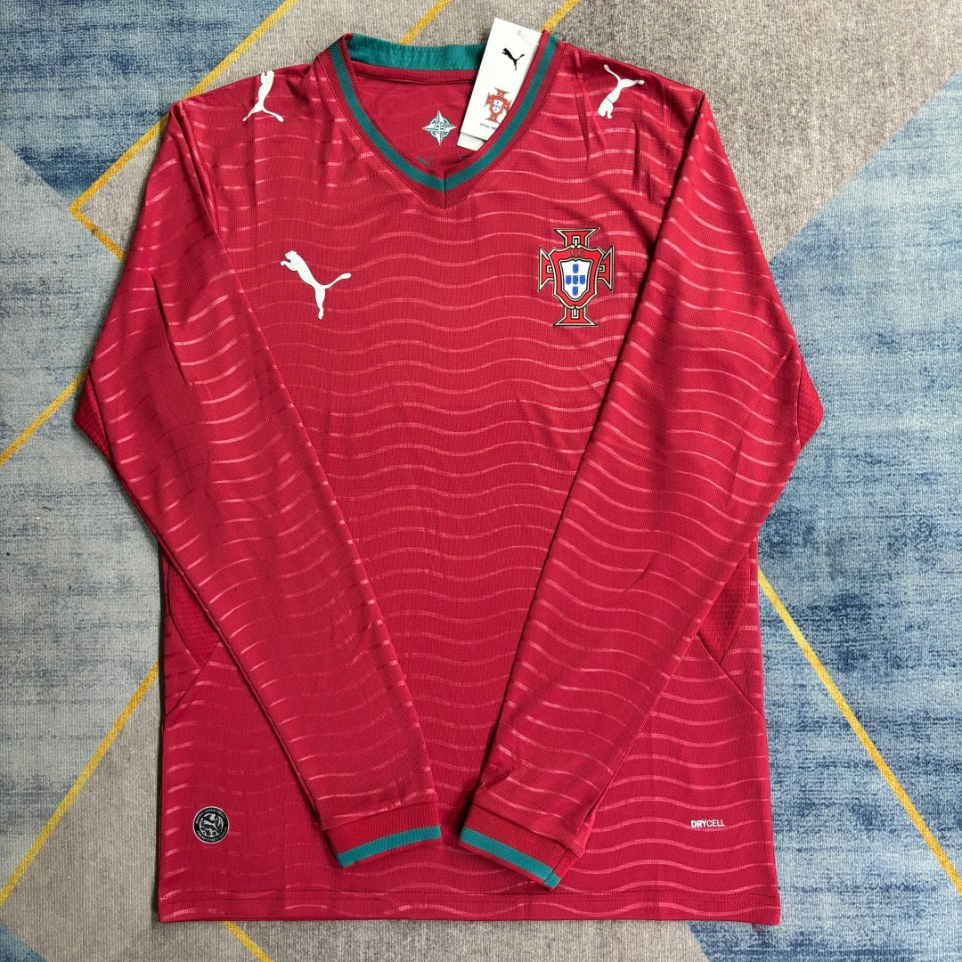 Maillot 25/26 Portugal Domicile Manches Longues — vue 1
