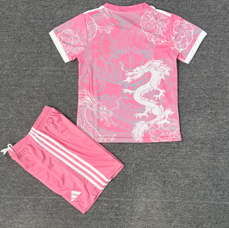 25/26 Ensemble Enfant Real Madrid dragon Rose — vue 2