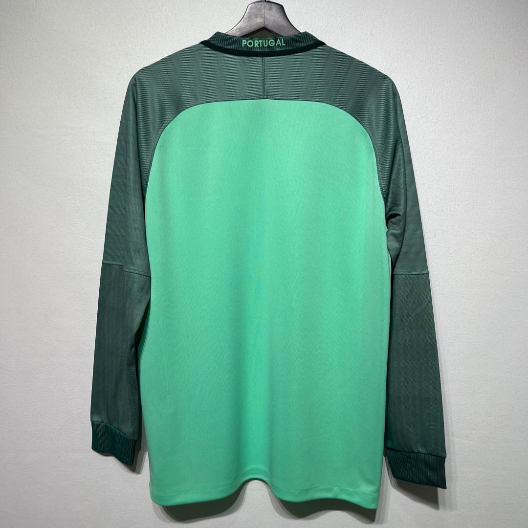 2016 Portugal Extérieur maillot Retro Manches Longues — vue 2