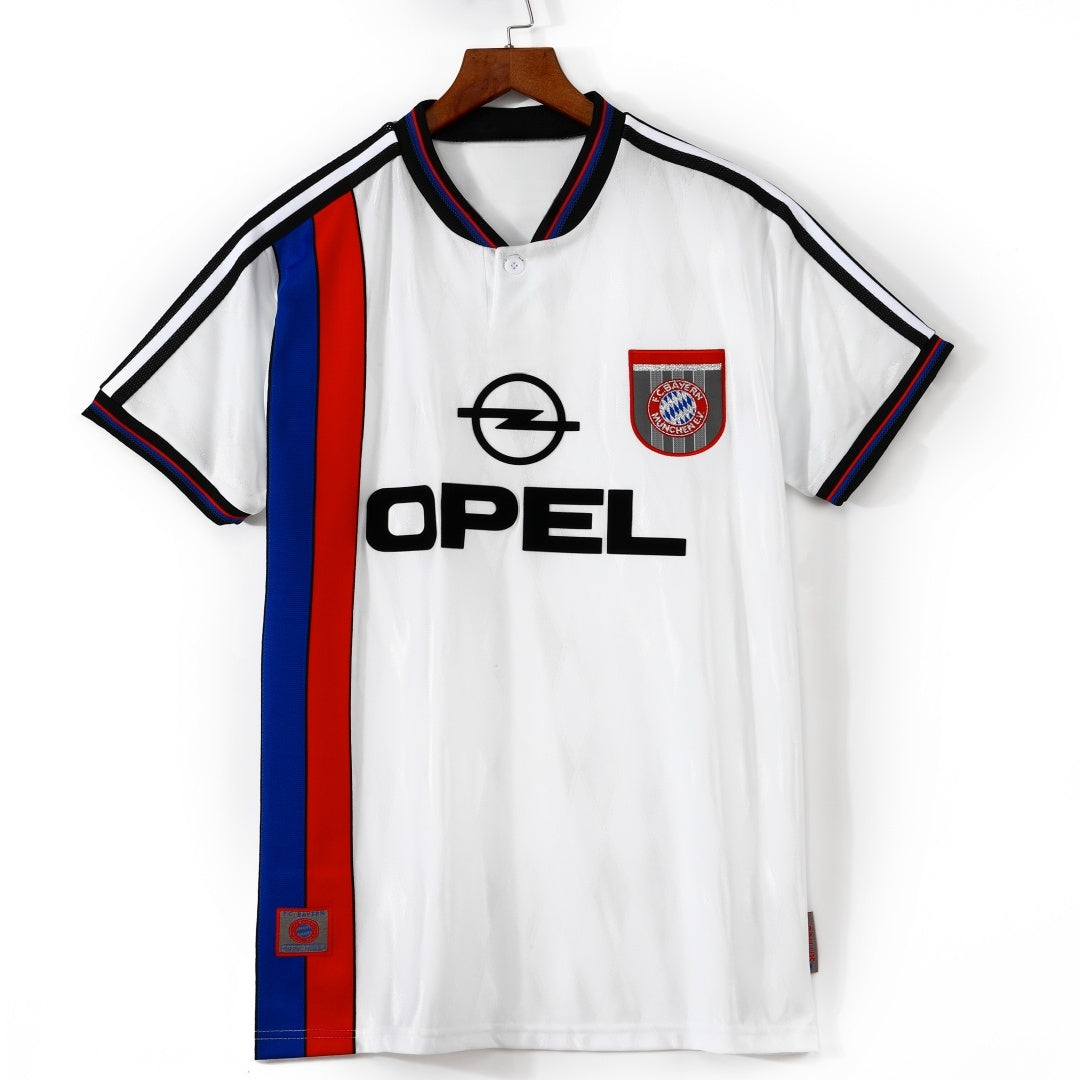 1996-1998 Maillot Bayern Munich Extérieur Retro — vue 1