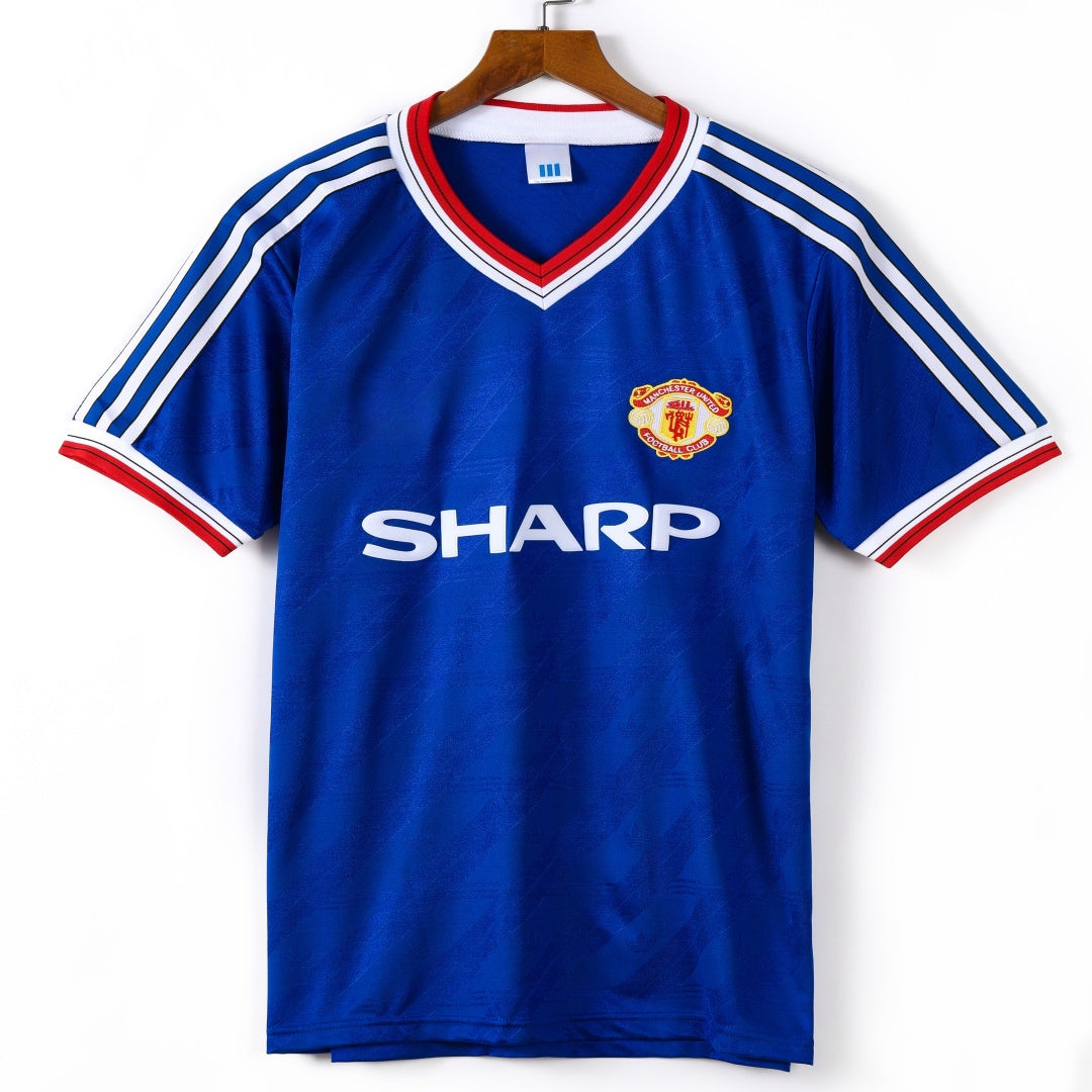 1986-1988 Maillot Manchester United Third Retro — vue 1