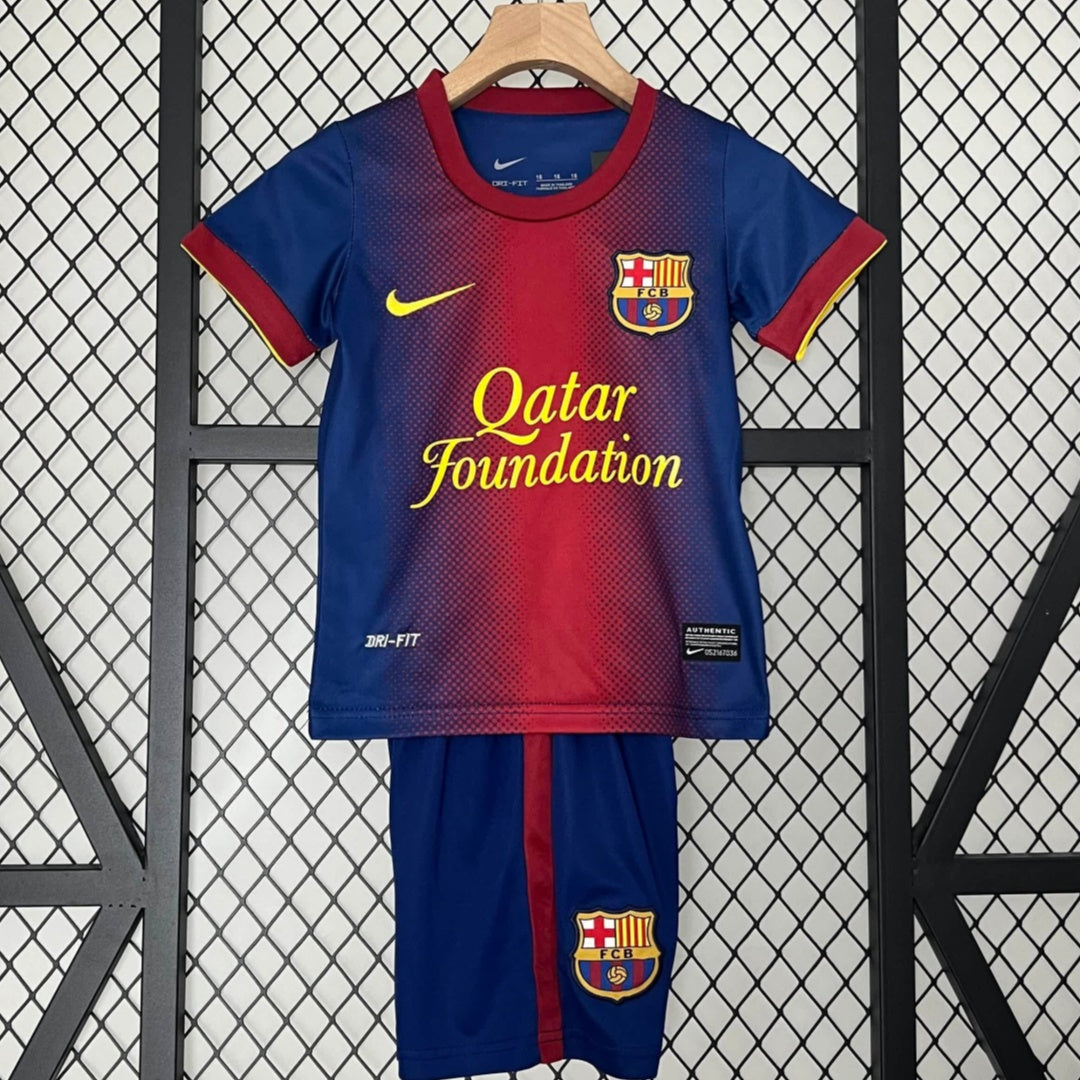 2012-2013 Ensemble Enfant Barcelone Domicile Rétro — vue 1
