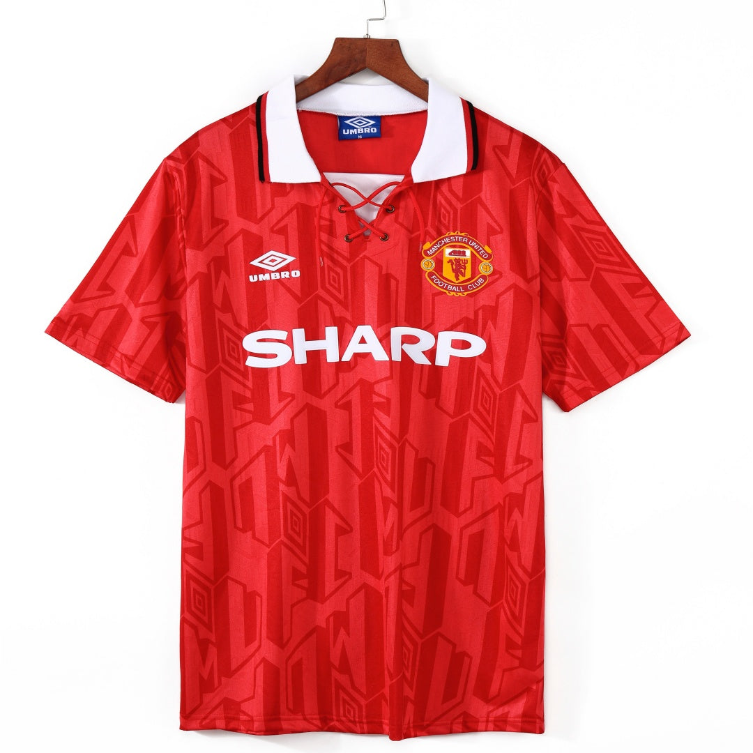 1992-1994 Maillot Manchester Domicile Retro — vue 1