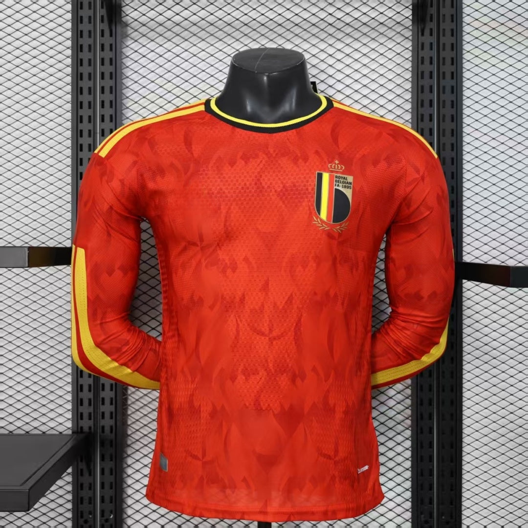 Maillot 25/26 Belgique Domicile player Manches Longues — vue 1
