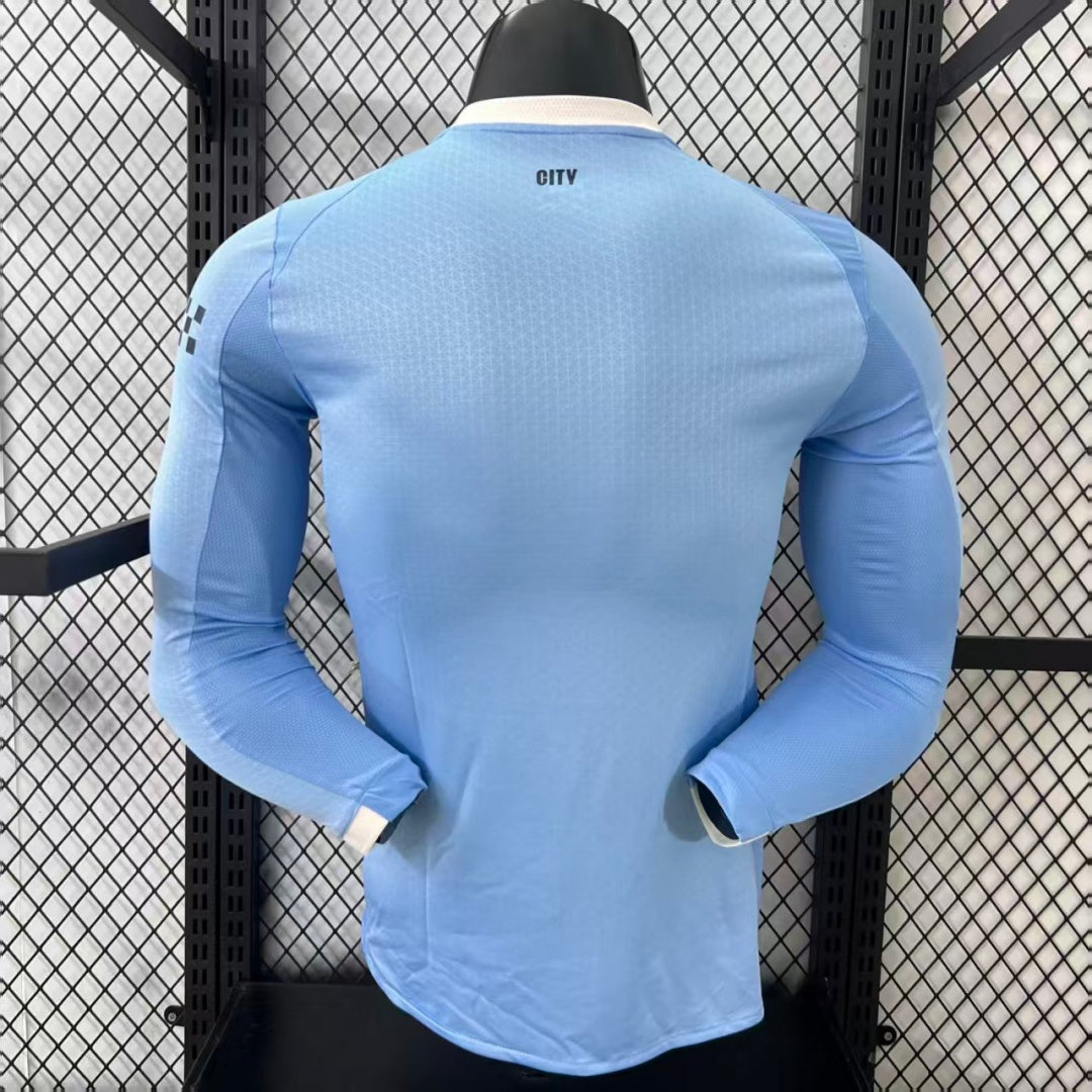 Maillot 25/26 Manchester City Domicile player Manches Longues — vue 2