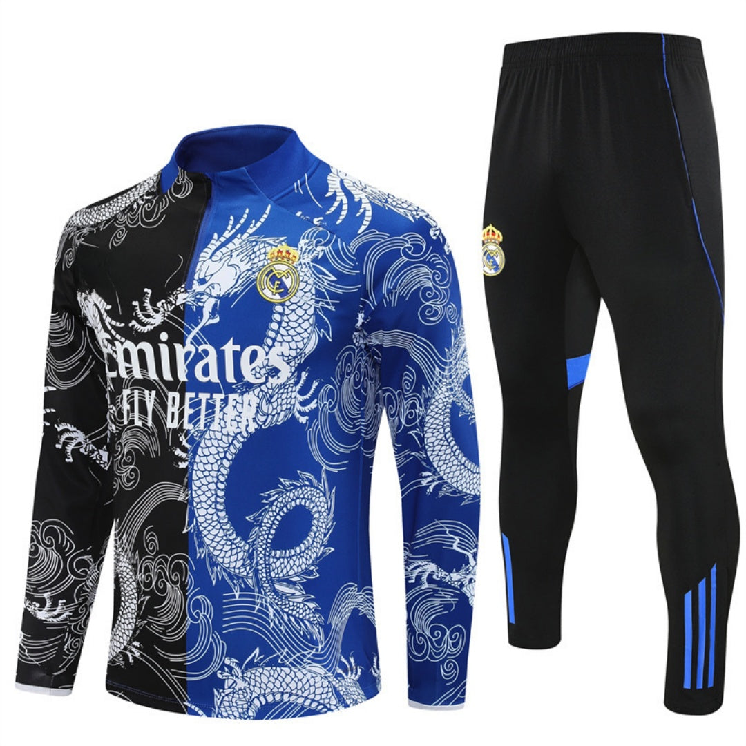 25/26 Ensemble Real Madrid blue dragon — vue 1
