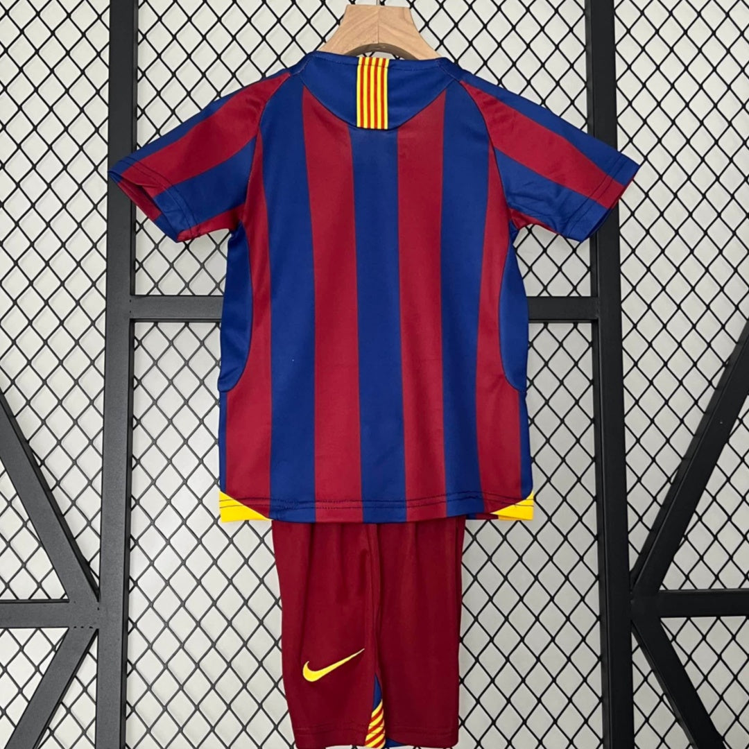 2005-2006 Ensemble Enfant Barcelone Domicile Rétro — vue 2