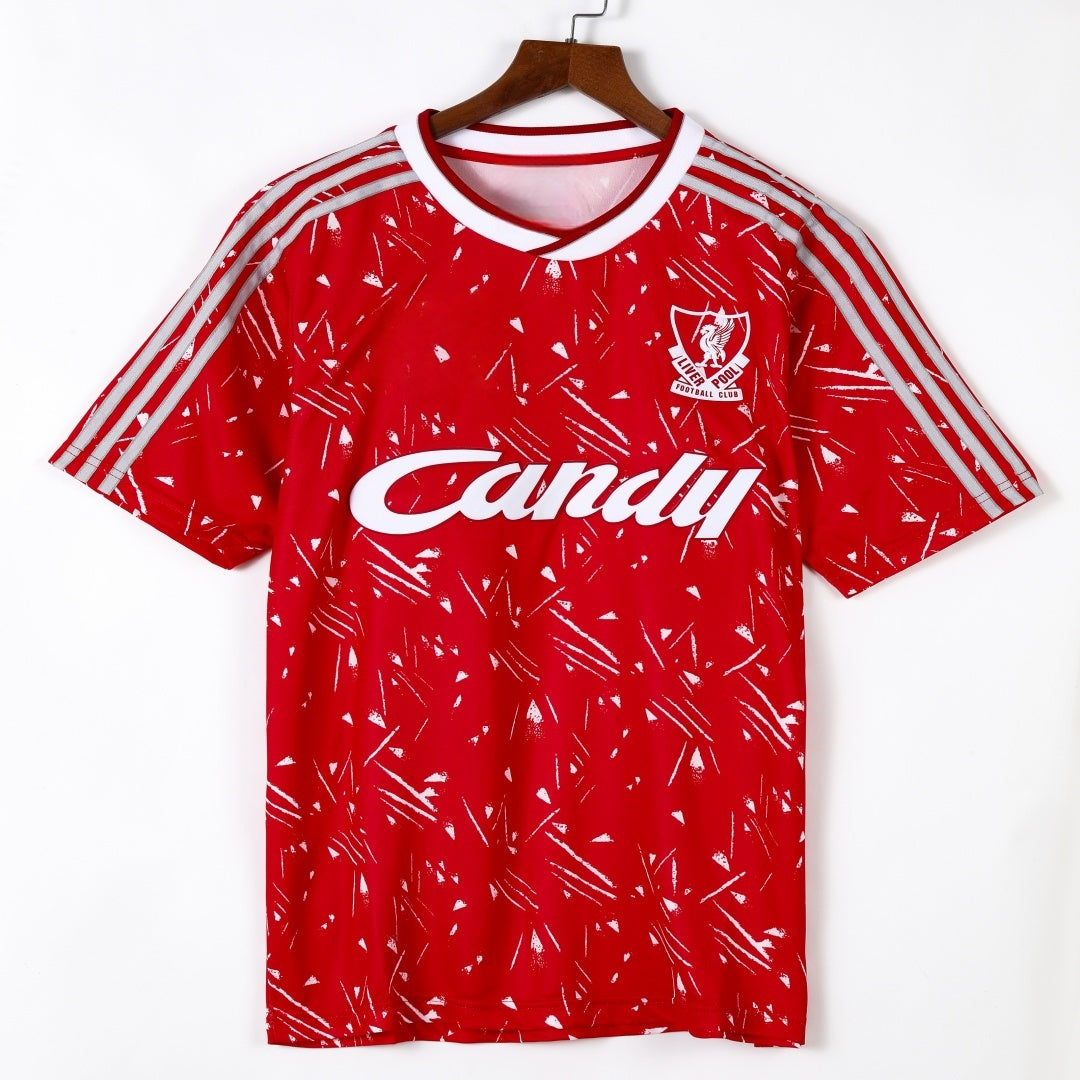 1989-1991 Maillot Liverpool Domicile Retro — vue 1