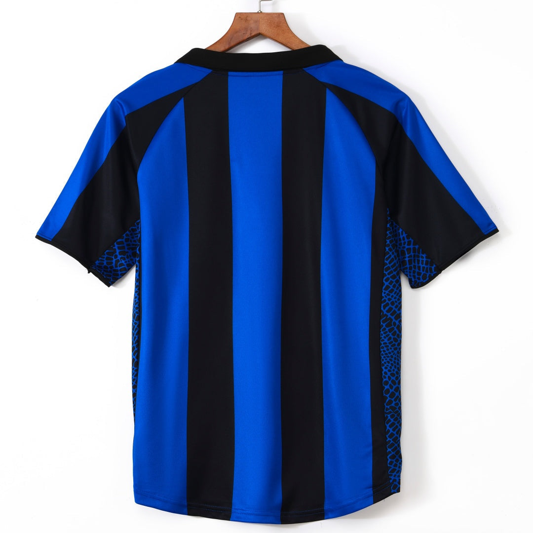 2001-2002 Maillot Inter Milan Domicile Retro — vue 2