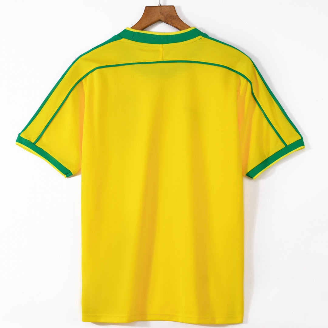 1998 Maillot Brésil Domicile Rétro — vue 2